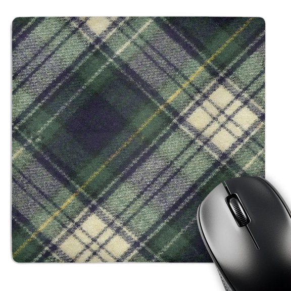 3dRose, Blue Watch Plaid, MousePad