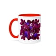 thumbnail image 1 of 3dRose, Blueberry Festival, 11oz Two-Tone Red Mug, 1 of 3
