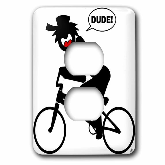 3dRose, Bmx DUDE 1, 2 plug outlet cover