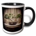 thumbnail image 1 of 3drose, Bonsai on a Stand, 11oz Two-tone Black Mug, 1 of 6