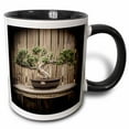 thumbnail image 1 of 3drose, Bonsai on a Stand, 15oz Two-tone Black Mug, 1 of 6