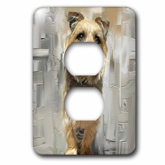 3dRose, Border Terrier, 2 plug outlet cover