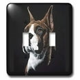 thumbnail image 1 of 3dRose, Boxer, double toggle switch, 1 of 1