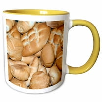 3drose, Bread (panini), Italian Cuisine, Italy - Eu16 Nto0508 - Nico Tondini, 15oz Two-tone Yellow Mug