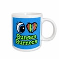 thumbnail image 1 of 3drose, Bright Eye Heart I Love Bunsen Burners, 11oz Mug, 1 of 6