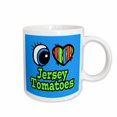 thumbnail image 1 of 3drose, Bright Eye Heart I Love Jersey Tomatoes, 15oz Mug, 1 of 6