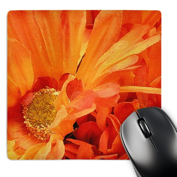 3dRose, Bright orange Flowers, MousePad