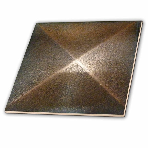 3dRose, Bronze Metal Medallion, 6 Inch Ceramic Tile