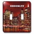 thumbnail image 1 of 3dRose, Brooklyn Lit Up At Night, double toggle switch, 1 of 1