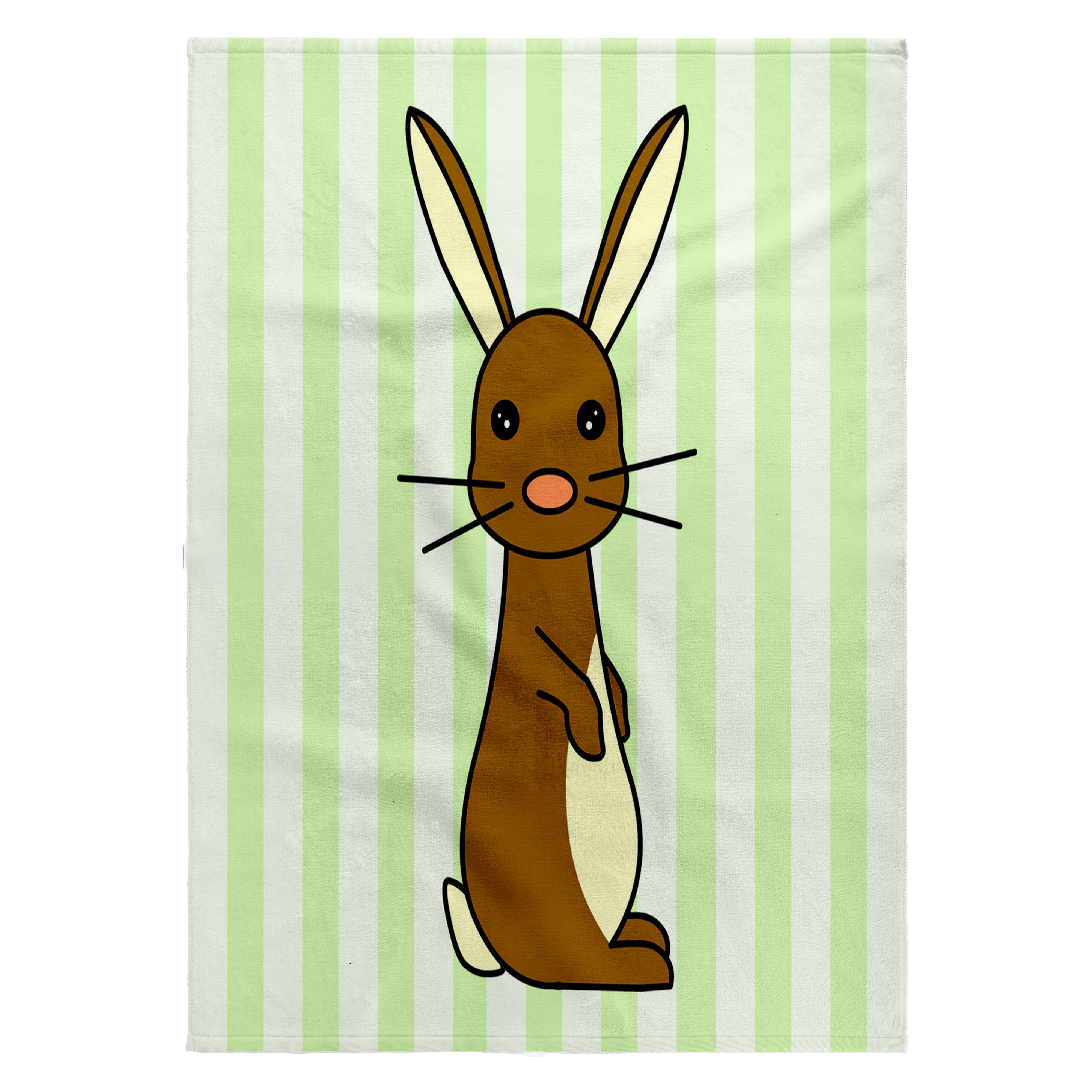 3dRose, Brown Baby Rabbit, 22x30 Bath Hand Pool Towel
