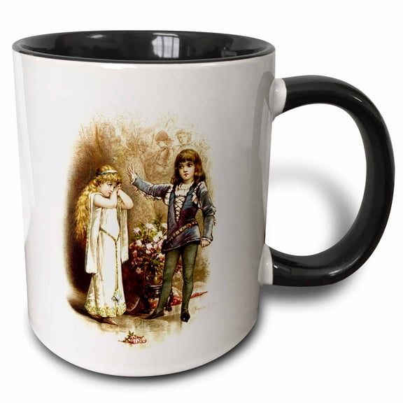 3drose, Brundage – Hamlet, 11oz Two-tone Black Mug