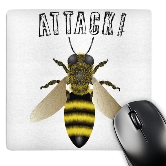 3dRose, Bumble Bee Attack, MousePad