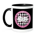 thumbnail image 1 of 3dRose, Bunco Chicks Roll With It Pink and Black, 11oz Two-Tone Black Mug, 1 of 7
