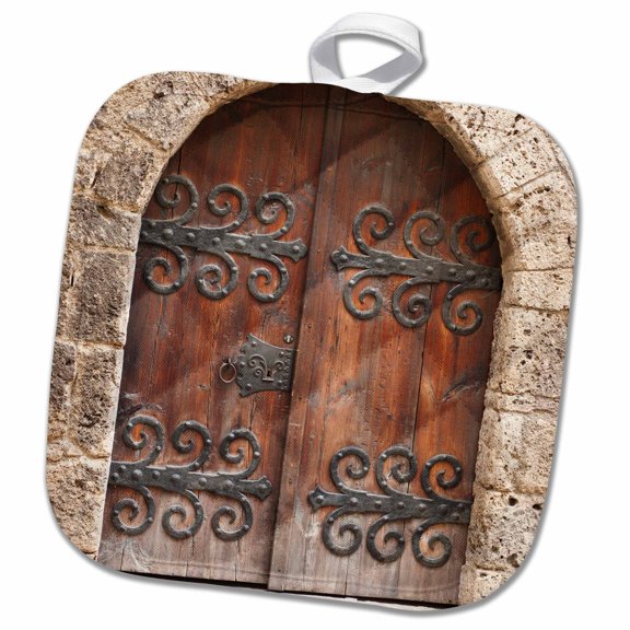 3dRose, Burghausen Castle Burghausen, Germany - EU10 MDE0088 - Michael DeFreitas, 8x8 Potholder