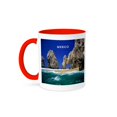thumbnail image 1 of Cabo San Lucas Mexico, 15oz Two-Tone Red Mug, 1 of 7