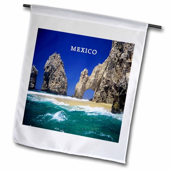3dRose, Cabo San Lucas Mexico, 12 x 18 inch Garden Flag
