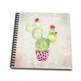 thumbnail image 1 of 3dRose, Cactus Cacti Fun Illustration cute watercolor floral flowers flowerpot, Drawing Book 8 x 8 inch, 1 of 2