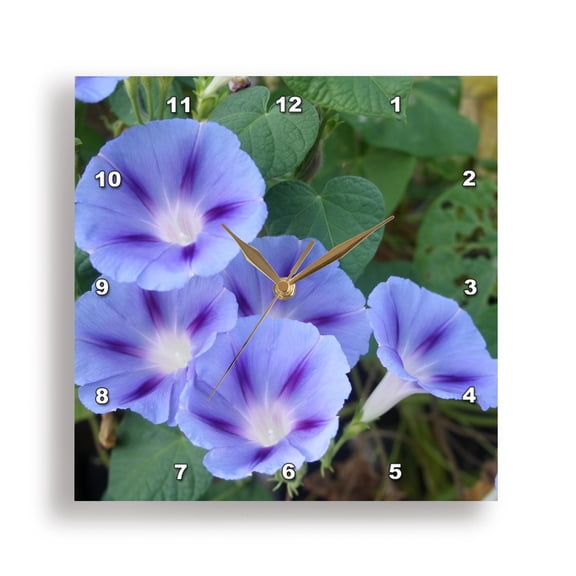 3drose, Calico Cat Looking down from a High Wall, 13x13 Wall Clock