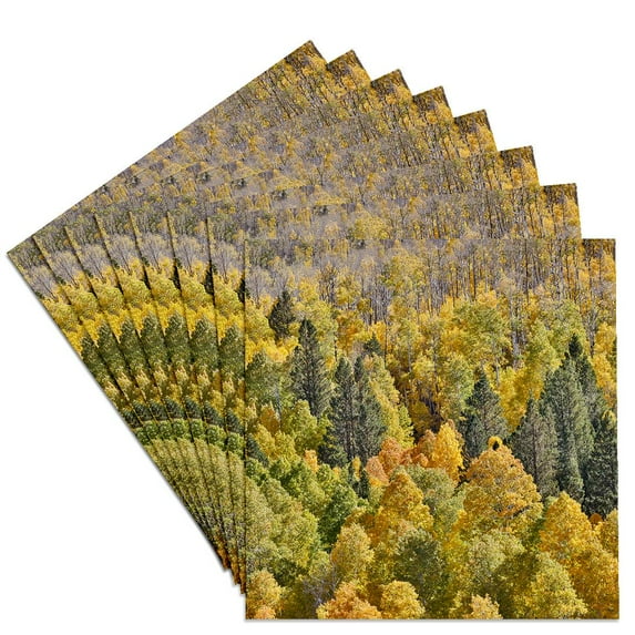 3drose, California, Conway Pass Fall Color., Set of 8 Ceramic Tile Coasters