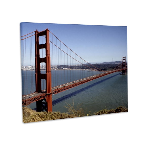 3dRose, California, San Francisco. Golden Gate Bridge - US05 BBA0085 - Bill Bachmann, Museum Grade Canvas Wrap 20x16