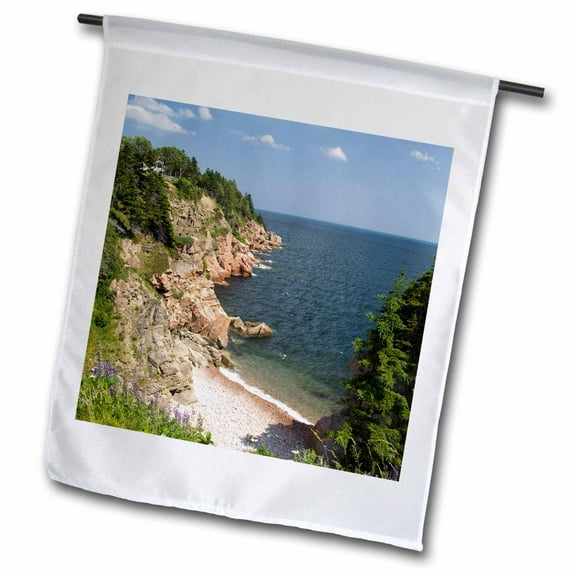 3dRose, Canada, Nova Scotia, Cape Breton, Ingonish-CN07 CMI0492 - Cindy Miller Hopkins, 12 x 18 inch Garden Flag