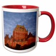 thumbnail image 1 of 3drose, Canada, Quebec, Quebec City, Chateau Frontenac with Dawn Light, 15oz Two-tone Red Mug, 1 of 6