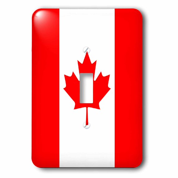 3dRose, Canadian Flag, single toggle switch