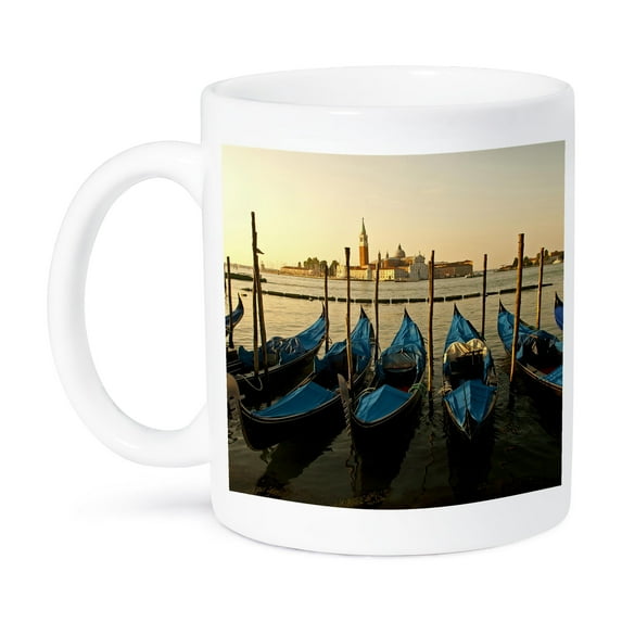 3dRose, Canale di San Marco and gondolas, Venice, Italy - EU16 DNY0017 - David Noyes, 11oz Mug