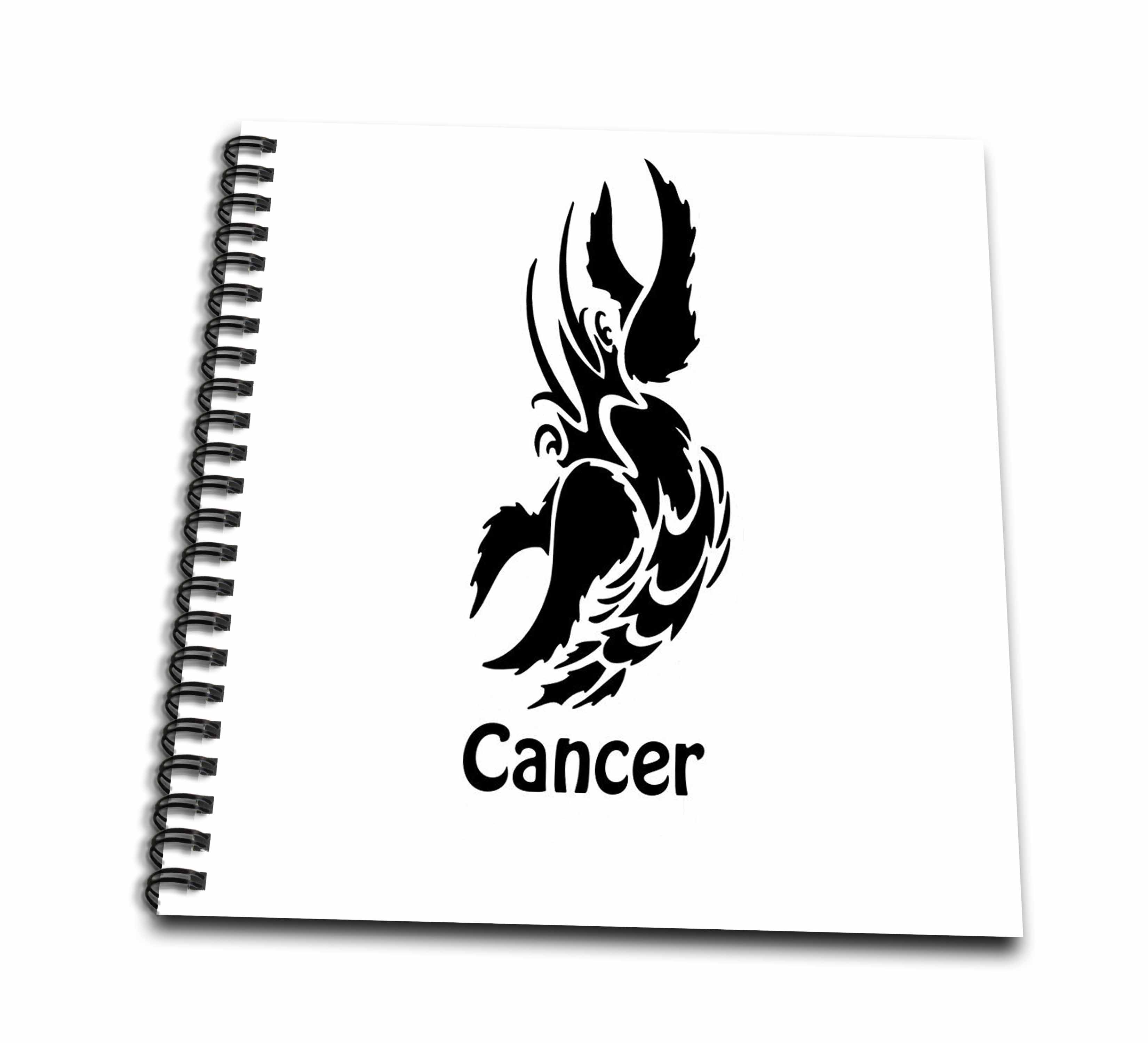 3dRose, Cancer Sign, Mini Notepad 4 x 4 inch