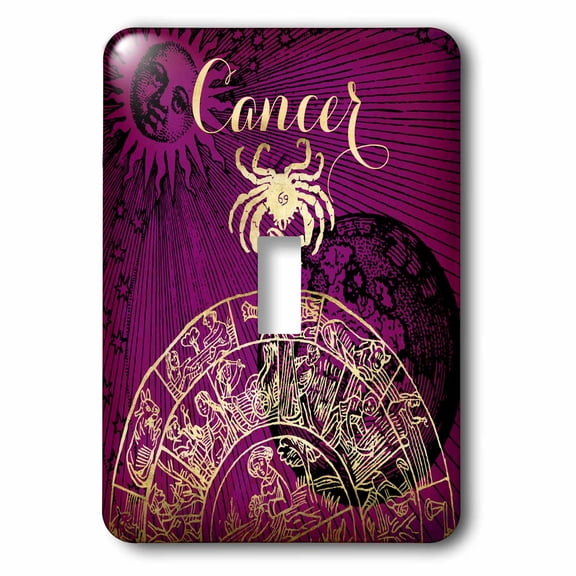 3dRose, Cancer Symbol Astrology Zodiac Sign Horoscope, single toggle switch