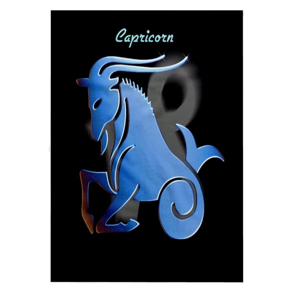 3dRose, Capricorn Zodiac Sign, 22x30 Bath Hand Pool Towel