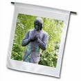 thumbnail image 1 of 3dRose, Carl Linnaeus statue, churchyard, Smaland, Sweden - EU28 PKA0083 - Per Karlsson, 18 x 27 inch Garden Flag, 1 of 1