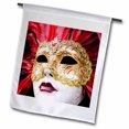 thumbnail image 1 of 3dRose, Carnival mask, Venice, Veneto, Italy, 12 x 18 inch Garden Flag, 1 of 1