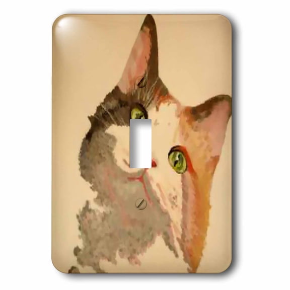 3dRose, Cat Tabby Cat, single toggle switch