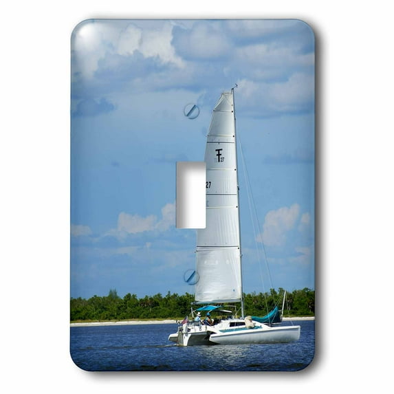 3dRose, Catamaran Sails, single toggle switch