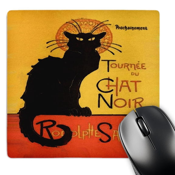 3dRose, Cats Le Chat Noir, MousePad