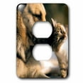 thumbnail image 1 of 3dRose Cats and Dogs - 2 Plug Outlet Cover (lsp_1055_6), 1 of 1