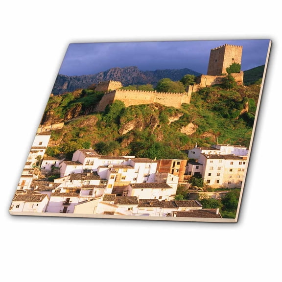 3dRose, Cazorla, Andalusia, Spain, 4 Inch Ceramic Tile