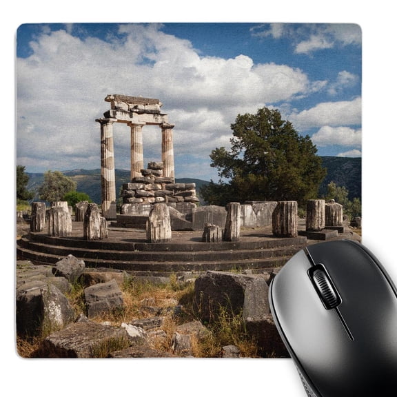 3dRose, Central Greece, Delphi, Ancient Delphi, Sanctuary of Athena Pronea., MousePad