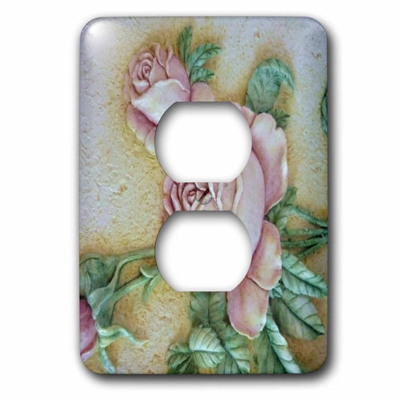 3dRose, Ceramic Roses, 2 plug outlet cover