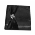 thumbnail image 1 of 3dRose, Charcoal Satin Ribbon on Velvet with Jewel, Memory Book 12 x 12 inch, 1 of 2