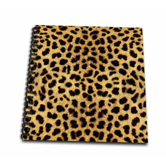 3dRose, Cheetah Animal Print, Drawing Book 8 x 8 inch