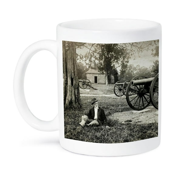 3dRose, Chickamauga Battlefield Vintage Stereoview Image Civil War, 11oz Mug