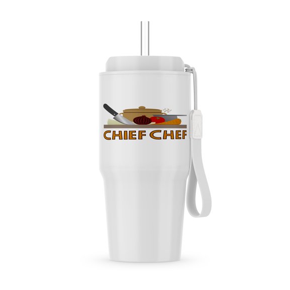Chief Chef Illustrative Design, 20oz Tumbler
