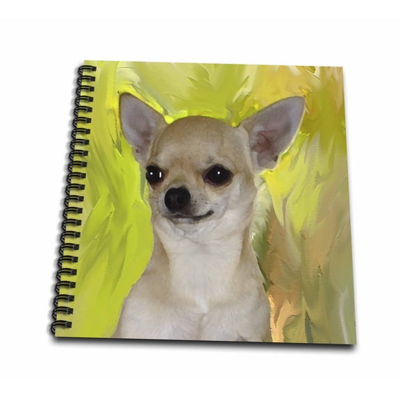 3dRose, Chihuahua Portrait, Mini Notepad 4 x 4 inch