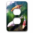 thumbnail image 1 of 3dRose, Chinese Koi Carp Fish, 2 plug outlet cover, 1 of 1