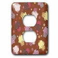 thumbnail image 1 of 3dRose, Chocolate Cupcake Design, 2 plug outlet cover, 1 of 1