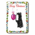 thumbnail image 1 of 3dRose, Christmas Kitten And Text , single toggle switch, 1 of 1