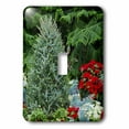 thumbnail image 1 of 3dRose, Christmas Tree - Poinsettia, single toggle switch, 1 of 1