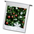 thumbnail image 1 of 3dRose, Christmas decorations on tree-CN01 CMI0268 - Cindy Miller Hopkins, 12 x 18 inch Garden Flag, 1 of 1